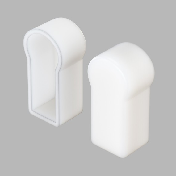 Заглушка для гибкого неона 17x8мм 2 шт. 20053