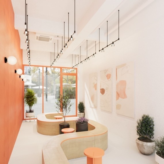 Светильник на гибкий шинопровод Maytoni Flexity TR206-1-3W3K-B 3000K 233лм 3Вт