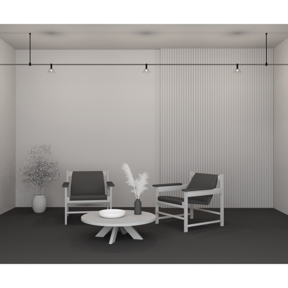 Светильник на гибкий шинопровод Maytoni Flexity TR206-1-3W3K-B 3000K 233лм 3Вт