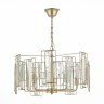 SLE103403-05 Светильник подвесной Шампань/Прозрачный E14 5*40W GIANO