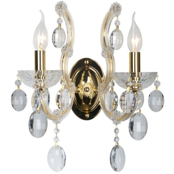 Бра Crystal Lux HOLLYWOOD AP2 GOLD