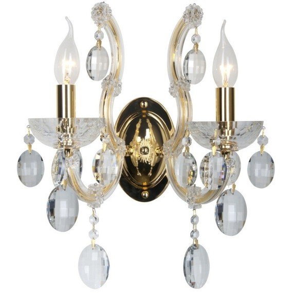 Бра Crystal Lux HOLLYWOOD AP2 GOLD