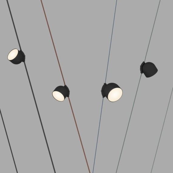 DK5543-BK Cветодиодный светильник на ременный шинопровод Denkirs Belty CRI90+ 3000К 890Лм 120° 12Вт