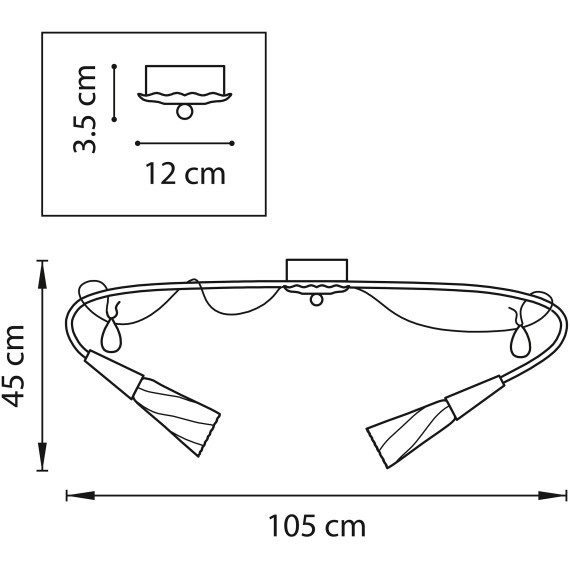 Люстра потолочная Aereo Lightstar 711121