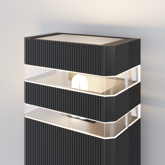 Уличный настенный светильник Maytoni O578WL-01B Unter den Linden IP54 под лампу 1xE27 60W