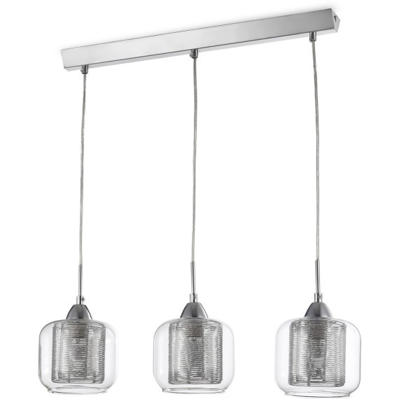 Подвесной светильник с 3 лампами Freya FR5314-PL-03-CH Wellington под лампы 3xE14 40W