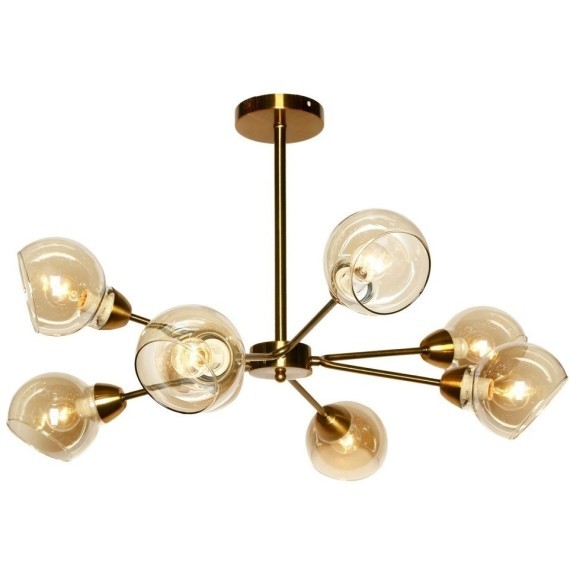 Люстра потолочная Lussole GRLSP-8208 MONTANA IP21 под лампы 8xE27 80W