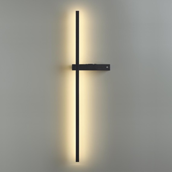 Черный настенный светильник LED 9W 680Лм 3000К BLAKE Lumion 5695/9WL