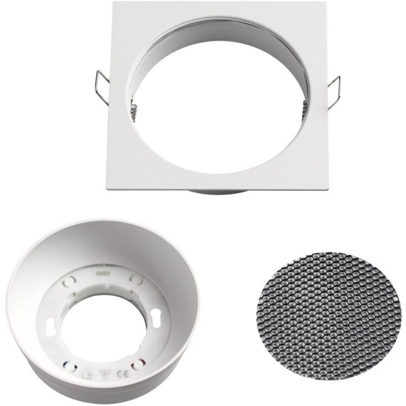 371005 Светильник встраиваемый Novotech WIR IP20 GX53 12W 220-240V GEMINI