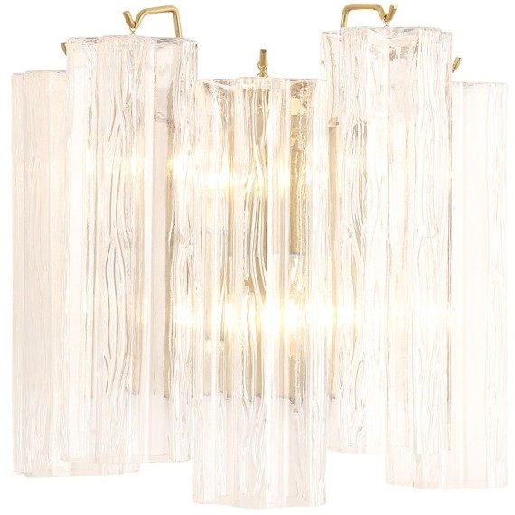 Бра Crystal Lux ROSE AP2 BRASS