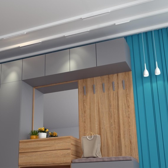 358550 Трековый светодиодный светильник Novotech Flum CRI90+ 4000К 960Лм 24° 12W