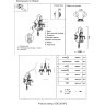 Бра Crystal Lux ODELIS AP2 GOLD