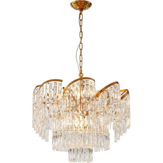 Люстра подвесная хрустальная 2176/05/12P Stilfort, серия Sapparo