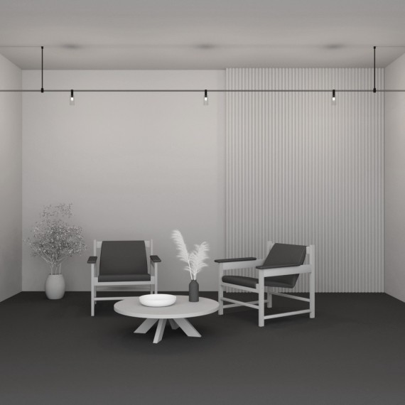 Светильник на гибкий шинопровод Maytoni Flexity TR207-1-3W3K-B 3000K 150лм 3Вт