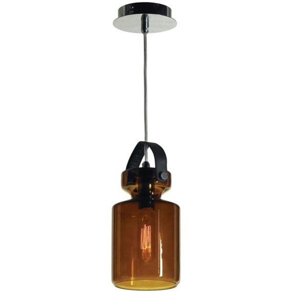 Подвесной светильник с 1 плафоном Lussole GRLSP-9640 BRIGHTON IP21 под лампу 1xE14 6W