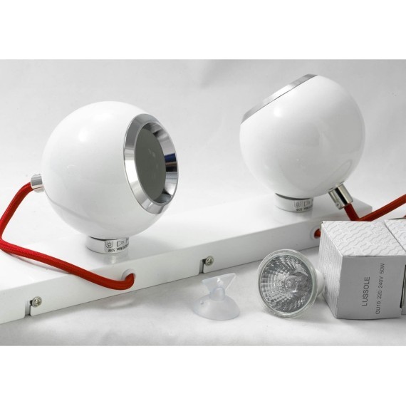 Спот потолочный Lussole GRLSP-9958 ARVADA IP21 под лампы 3xGU10 16.5W