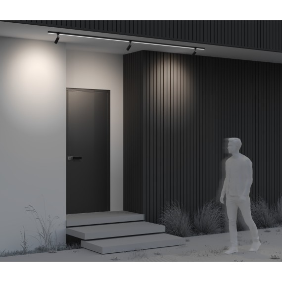 Светодиодный светильник для уличной трековой системы Maytoni Elasity IP65 Outdoor O-TR01-1-S-8WB3K