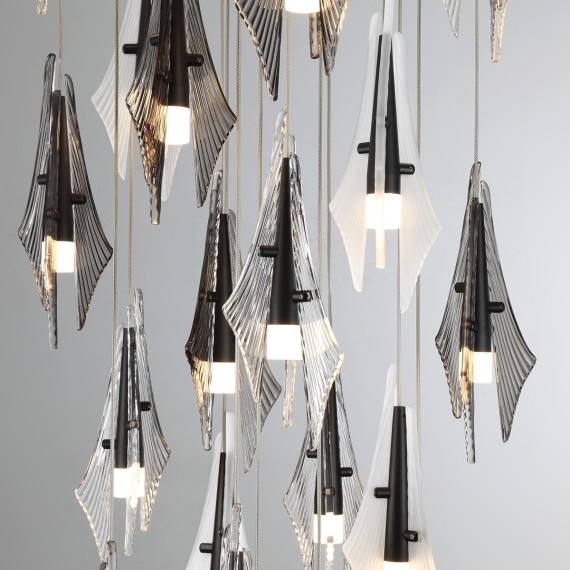 Люстра каскадная LED*137W (24*5.70W) 3000K 11620Лм Odeon Light AFALINA 5442/137L