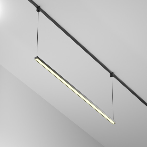 TR170-1-52W3K-B Светодиодный светильник на резиновый шинопровод Maytoni Elasity CRI90+ 3000К 1500Лм 120° 52Вт