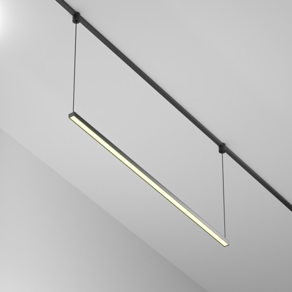 TR170-1-52W3K-B Светодиодный светильник на резиновый шинопровод Maytoni Elasity CRI90+ 3000К 1500Лм 120° 52Вт