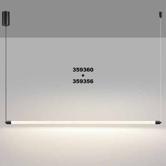 Модульный светодиодный линейный светильник 15W 4000K 1280Лм Novotech VITZ 359356