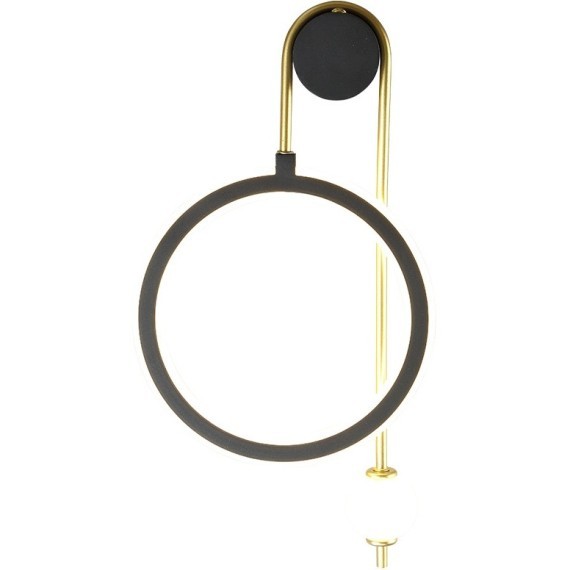 Бра Crystal Lux CORIDA AP25W LED BLACK/GOLD