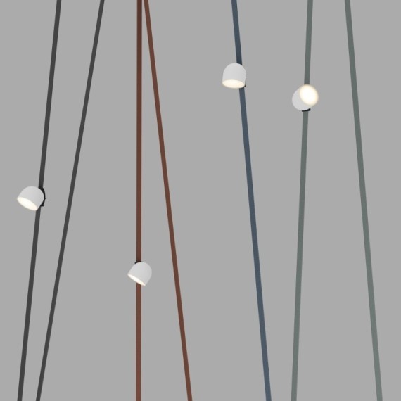 DK5543-WH+BK Cветодиодный светильник на ременный шинопровод Denkirs Belty CRI90+ 3000К 960Лм 120° 12Вт