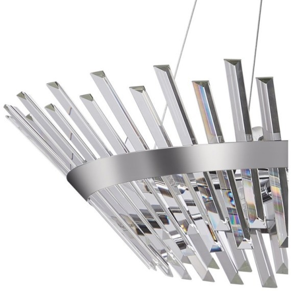 Люстра подвесная хрустальная 2116/09/08P Stilfort, серия Snowy