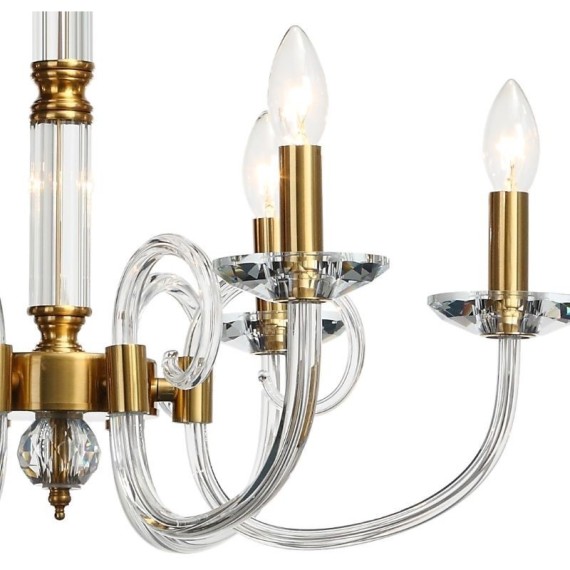 Люстра подвесная хрустальная Stilfort 1050/03/06P серия Glass