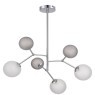 SLE1107-103-06 Светильник подвесной Хром/Белый, Серый G9 LED 6*5W 4000K MALTE