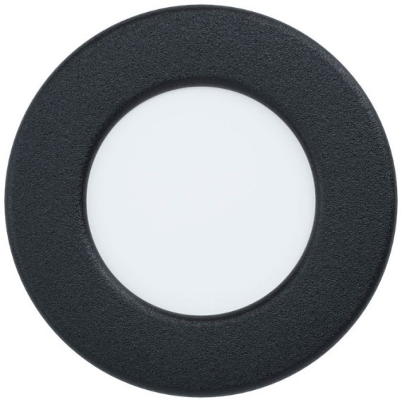 99156 Светодиодный встраиваемый светильник FUEVA 5, 2,7W (LED), ?86, ET26, 330lm, 4000K, сталь, черный