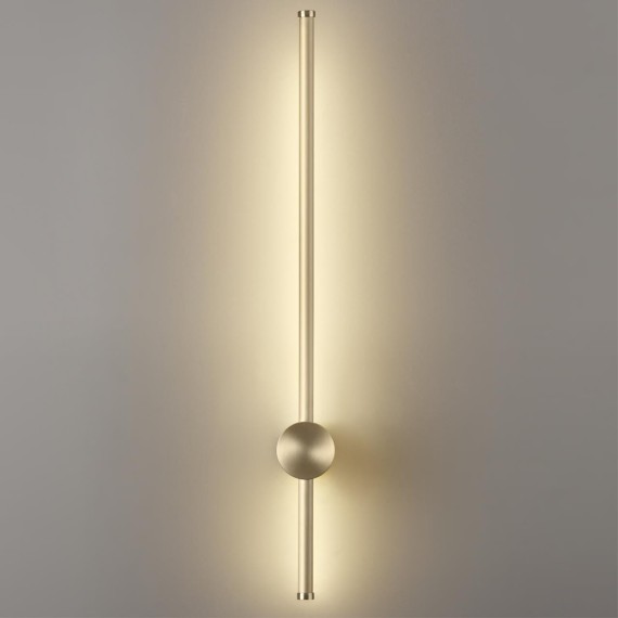 5678/8WLY УЦЕНКА LEDIO LN23 347 золотой Настенный светильник LED 8W 3000K 550Лм 220V BRAM