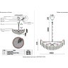 Люстра Crystal Lux HEDONIST SP24 3890/324