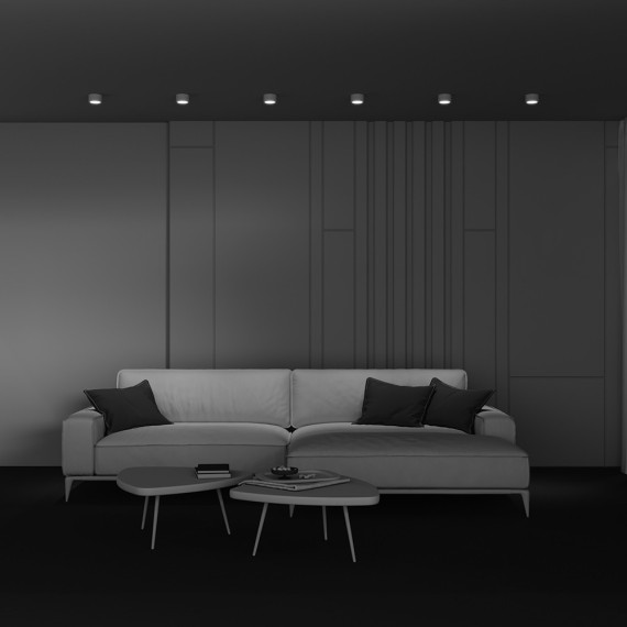 Потолочный светильник Conik gyps GX53 х 12Вт C001CL-GX53-W