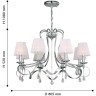 Подвесная люстра Amabilis 2597-8P