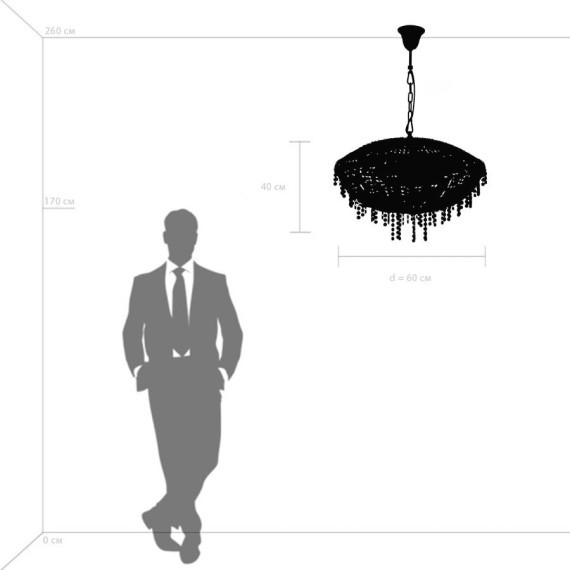 Подвесная люстра хрустальная Classic 700150
