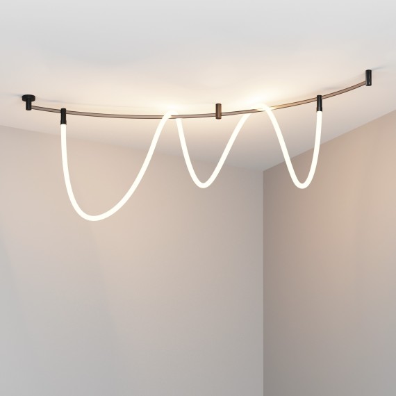 Светильник на гибкий шинопровод Maytoni Flexity TR209-1-48W3K-B 3000K 2400лм 48Вт