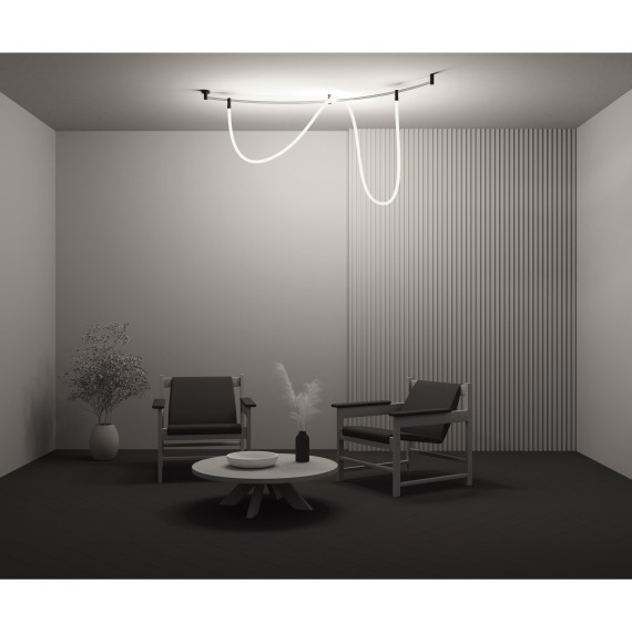 Светильник на гибкий шинопровод Maytoni Flexity TR209-1-48W3K-B 3000K 2400лм 48Вт