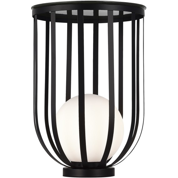 SL6129.404.01 Светильник настольный ST-Luce Черный/Белый E27 1*60W NORDIC