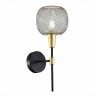 SLE1137-401-01 Светильник настенный Черный, Золотистый/Золотистый E14 1*60W ELITIS