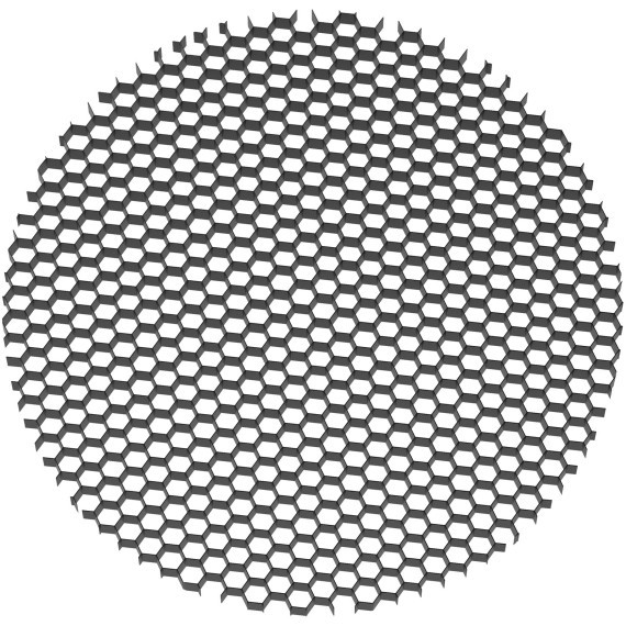 Антибликовый фильтр (для светильников серии Focus с диам. плафона 65мм) HoneyComb-D50