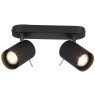 SL597.401.02 Спот ST-Luce Черный, Хром/Черный GU10 LED 2*3W Потолочные светильники