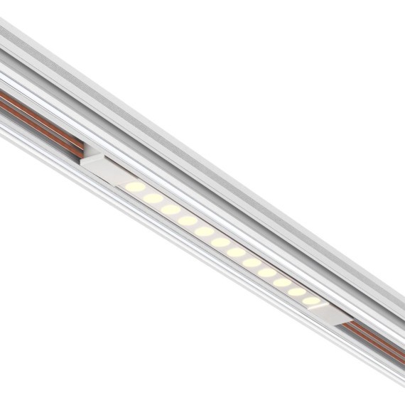 Трековый светильник для низковольт. шинопровода арт.135179-135180 IP20 LED 12W 48V 3000K 580Лм Novotech FLUM 359510