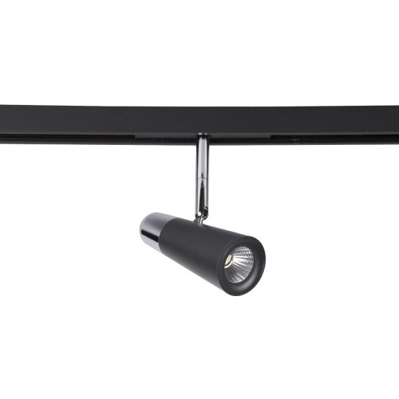 CLT 0.33 006 12W BL-CH 4000K Трековый магнитный светодиодный светильник Crystallux Space 48V CRI90+ 4000К 550Лм 24° 12W