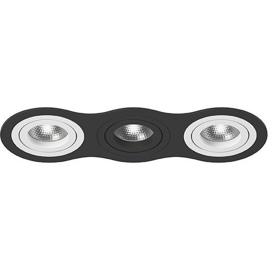 Встраиваемый светильник Lightstar i637600706 Intero 16 под лампы 3xGU10 150W