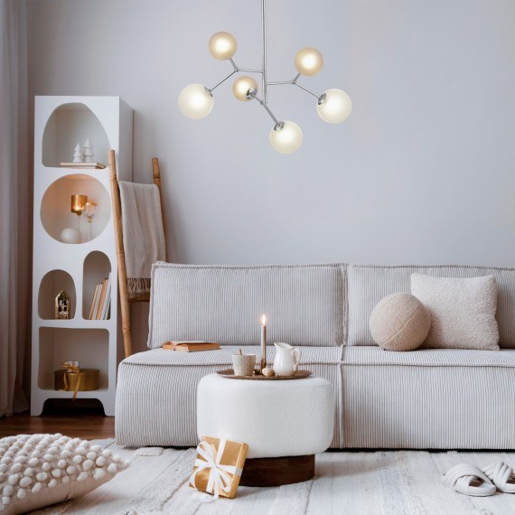 SLE1107-101-02 Светильник настенный Хром/Белый, Серый G9 LED 2*5W 4000K MALTE