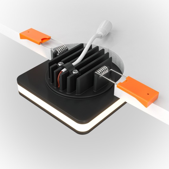 Встраиваемый светильник Maytoni DL2001-L7B Phanton светодиодный LED 7W