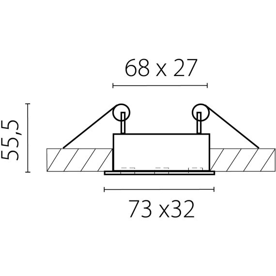 Светильник встраиваемый в ГКЛ светодиодный 5Вт 26° 320лм 4000К CRI90 Guarda Lightstar 080146