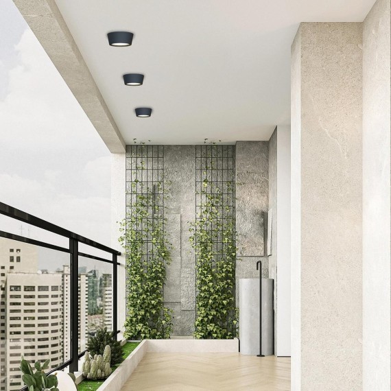 4676-1U, уличный светильник, D100xH40, 1xGX53LEDx15W, IP54, excluded