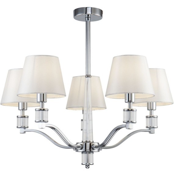 Люстра потолочная Freya FR5020PL-05CH Clarissa под лампы 5xE14 40W